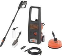 BLACK+DECKER Nettoyeur haute pression BXPW1400PE Nettoyeur de surface 8 accessoires 1400W 110 Bar 390 l/h