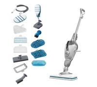 BLACK Plus DECKER - Balai Vapeur Multifonctions Filaire - 1600W - Avec corps détachable- Tête Delta et Gant STEAMITT - 15 accessoires - Temps de chauffe : 15 s - Câble : 8 m - BHSM1615DSG-QS