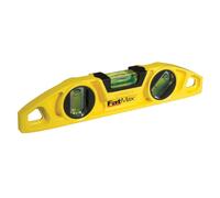 Black & Decker Niveau torpille FatMax longueur 220mm 3 fioles magnétique Alu Stanley - 0-43-603