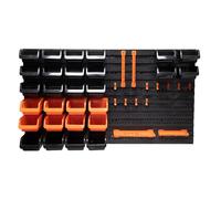 BLACK+DECKER Panneau à outils avec bacs de rangement et crochets