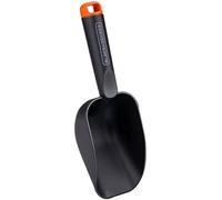 BLACK+DECKER Pelle de Jardin 28,5 cm - Mini Pelle Forme Ronde - Fond Profond - Outillage Jardinage - Plastique - Noir