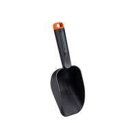 Black & Decker Pelle de jardin 28,5 cm – Mini pelle ronde, fond profond – Noir