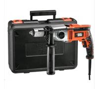 BLACK+DECKER Perceuse à percussion 1100W en coffret KR1102K