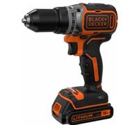 BLACK+DECKER Perceuse à percussion sans fil 18V avec 2 vitesses BDCHD18