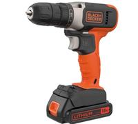 Perceuse-visseuse sur batterie BLACK+DECKER BCD001C1-QW 18 V