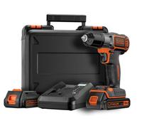 Black & Decker Perceuse sans fil 18V 2 x 1.5Ah Li Batterie ASD18KB