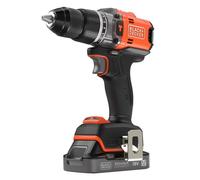 Black & Decker BLD683D2XK-QW Perceuse a percussion sans fil (50Nm/18V/2x2,0Ah), coffret