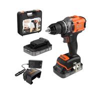 BLACK+DECKER Perceuse-visseuse sans fil 18V BLD682D2XK