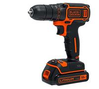 BLACK+DECKER Perceuse-Visseuse sans fil - 650 trs/min - Livrée en coffret, Coffret, 1 batterie