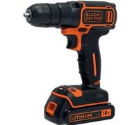 BLACK & DECKER Perceuse-visseuse sans fil 10,8V avec 1 batterie 1.5Ah