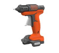 BLACK+DECKER BDCGG12N-XJ Pistolet à colle 12V max (= tension nominale de 10, 8V) - Compact, résistant et ergonomique - Pistolet vendu sans batterie, Orange