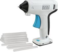 BLACK+DECKER Pistolet à colle Sans Fil 3.6V Gamme CRAFTING avec 20 sticks de colle BCGL115-XJ