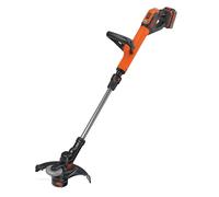 BLACK+DECKER POWERCONNECT Coupe-Bordures 30 cm 18V, STC1840EPC-QW | Coupe-bordures sans fil avec largeur de coupe de 30 cm