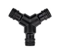 Black+Decker Raccord de tuyau d'arrosage 3 voies Noir 7 x 6 x 2,1 cm