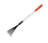 BLACK+DECKER Râteau Télescopique 78-111 cm - Manche en Aluminium et Tête en Acier au Carbone - Résistant à la Rouille