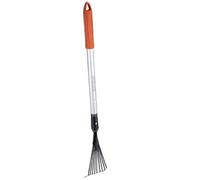 BLACK+DECKER Râteau télescopique 78-111 cm - Manche en Aluminium et tête en Acier au Carbone - Antirouille