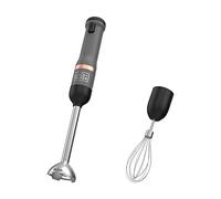 BLACK+DECKER Robot de Cuisine Multifonction KitchenWand Mixeur Plongeant à Main Compact et Ergonomique BCKM1011KGF-QW