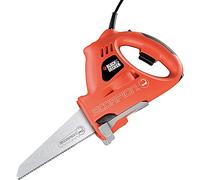 BLACK+DECKER RS890-QS Scie à main filaire - 500 W - Capacités de coupe : 3 mm métal, 100 mm bois, Ø50 mm tuyau plastique et branches - 3 lames