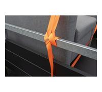 BLACK+DECKER Sangle d'arrimage avec cliquet 5 mètres Max. 125KG Nylon Orange/Noi