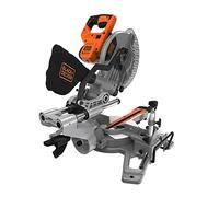 BLACK+DECKER Scie à Onglet Puissante 1500 W - Pour le Tronçonnage et le Sciage d’Onglet - Outillage Electroportatif - Idéale Pour des Coupes Rapides et Précises Jusqu'à 220 mm BES701-QS