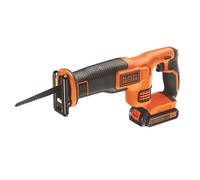 BLACK DECKER Scie Sauteuse 18V 1 X 1.5Ah Li-ion Course 22Mm B/DBDCR18C1