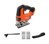 BLACK+DECKER Scie sauteuse sans fil Brushless, outil seul 18V, avec 6 lames, batterie non incluse, BLCJS78NZ-XJ