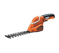 BLACK+DECKER Sculpte-Haies Electrique 3,6V, Cisaille sans Fil avec Indicateur de Charge LED, 15 cm, Ecartement 8 mm, Vitesse 800 trs/min, Maniable et Léger, GSL300-QW