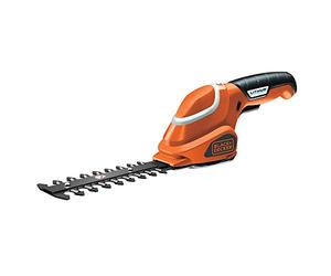 BLACK+DECKER Sculpte-Haies Electrique 3,6V, Cisaille sans Fil avec Indicateur de Charge LED, 15 cm, Ecartement 8 mm, Vitesse 800 trs/min, Maniable et Léger, GSL300-QW