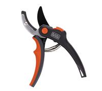 BLACK+DECKER Sécateur Capacité de Coupe 14 Ø CM Lame en Acier Trempé Manche avec