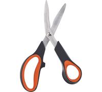 BLACK+DECKER Sécateur Sécateur de jardin multifonctionnel Lame en acier Poignée en plastique Coupe-fleurs et sécateur Noir/Orange