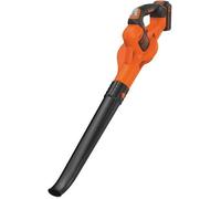 BLACK+DECKER Souffleur à feuilles avec technologie PowerCommand à batterie au lithium, Vitesse de soufflage 209 Km/h, Poignée ergonomique 18 V, GWC1820PCB-XJ, Sans batterie