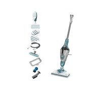 BLACK+DECKER BHSM166DSM-QS - Balai vapeur multifonctions - Gant Steamitt - 11 accessoires - 1600W - Chauffe en 15sec