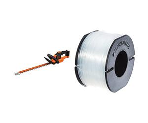 BLACK+DECKER Taille-Haies sans Fil 36V, Taille-Haies Electrique 55 cm avec Lame Asymétrique Double Action & Bobine de Rechange, 50 m de Fil en Nylon Transparent et Résistant, Fil de ⌀1,5 mm
