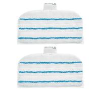 Lot de 2 patins microfibre multi surfaces pour balais à vapeur black et decker G