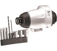 BLACK+DECKER - Tête de visseuse à Impact Multievo-3000 TRS/Min-Couple Maximal de 205 Nm Livrée avec 3 Embouts, 2 Mèches pilotes et 3 Douilles, Mandrin 6 mm - MTIM3-XJ Orange/Noir
