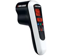 BLACK+DECKER TLD100-XJ Détecteur De Fuites Thermiques Sans Fil - Indicateur Lumineux Pour Identifier Les Défauts D'isolation - Idéal Pour Faire Des Ã‰conomies D'énergie, 9V, Blanc/Noir