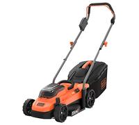BLACK+DECKER Tondeuse 33 Sans Fil, Tondeuse À Gazon Electrique 36V Livrée Avec 2 Batteries 2,5 Ah, 5 Hauteurs Réglables De 25 À 65 Mm, Fonction Mulching, Idéale Jusqu'à 500m², BCMW3336L2-QW