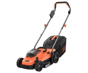 BLACK+DECKER Tondeuse 33 Sans Fil, Tondeuse Ã€ Gazon Electrique 36V Livrée Avec 2 Batteries 2,5 Ah, 5 Hauteurs Réglables De 25 Ã€ 65 Mm, Fonction Mulching, Idéale Jusqu'à 500m², BCMW3336L2-QW