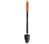 BLACK+DECKER Truelle de Jardin - Tête Pointue - Manche télescopique 77-105 cm - Résistant à la Chaleur - Noir