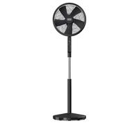 BLACK+DECKER - Ventilateur BXEFP51E | 55W | 3 Vitesses | 3 Modes : Naturel | Brise | Nuit | Hauteur Réglable 113-137cm | Fonction Oscillante | Écran LED | Faible Consommation Énergétique | Silencieux