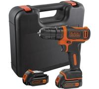 BLACK & DECKER Visseuse sans fil avec 2 batteries et un coffret 10.8 V
