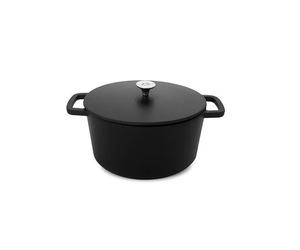 BLACK DESIGN Mini Cocotte ronde en Fonte émaillée D14 cm