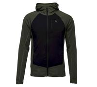Black Diamond - Polaire isolante et polyvalente en PrimaLoft® - M Coefficient LT Hybrid Hoody Tundra-Black pour Homme en Nylon - Taille L - Vert Vert L