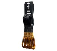 Black Diamond – Pack de 6 dégaines d'escalade Hotforge Quickpack 12 cm – Amber
