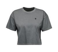 Black Diamond Diamond Crop Short Sleeve T-shirt Gris XS Femme