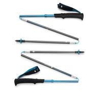 Batons de randonnee black diamond distance carbon z poles bleu gris
