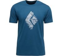 BLACK DIAMOND Engineered Diamond Ss Tee - Homme - Bleu - taille L- modèle 2026
