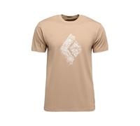 Black Diamond Engineered Diamond Short Sleeve T-shirt Beige M Homme