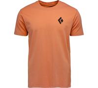 Black Diamond - T-shirt en coton organique - M Equipment For Alpinist SS Tee Moab Brown pour Homme - Taille S - Orange Orange S