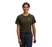 Black Diamond T-shirt femme Faded Crop manches courtes Taille L Dark Moss